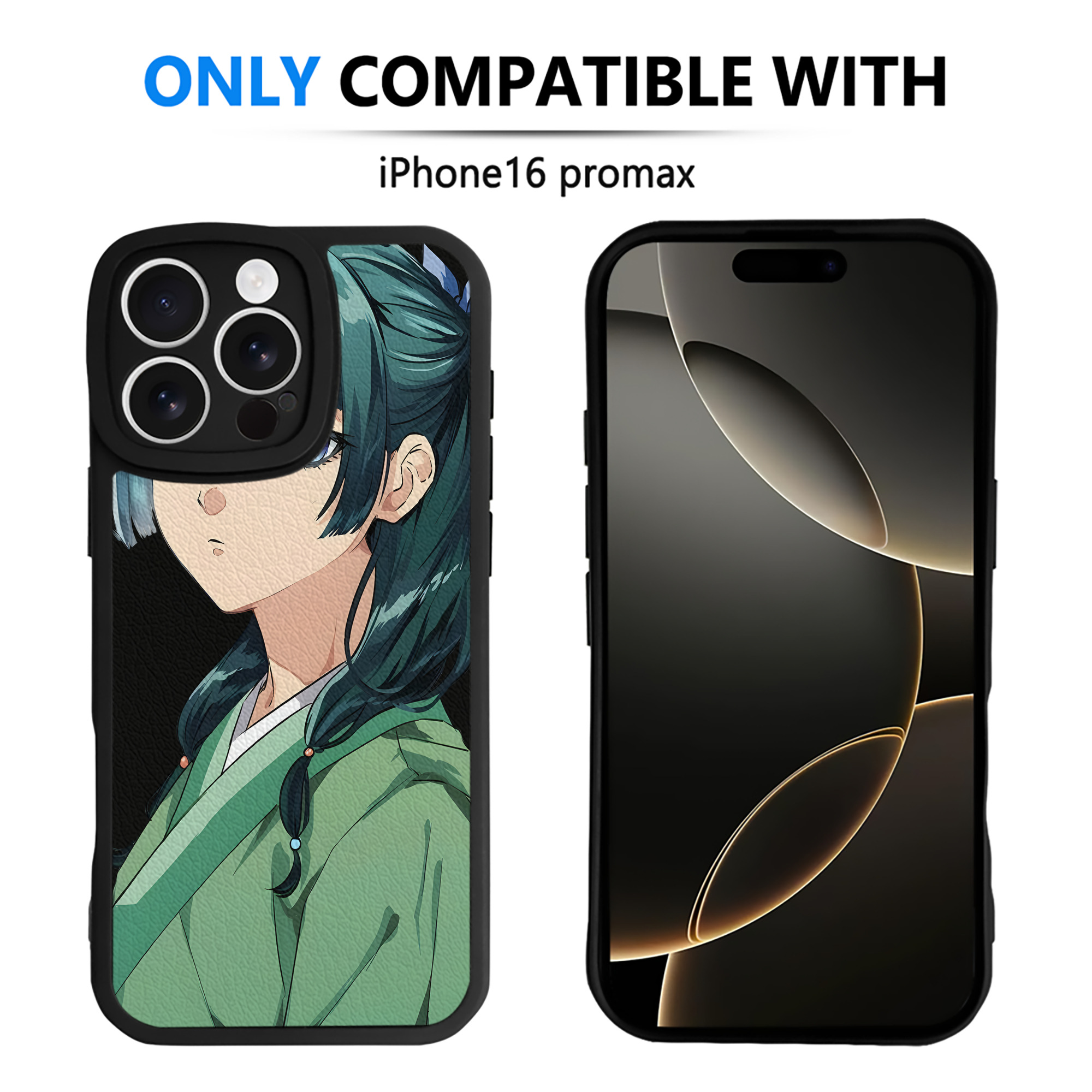 （画像用） 薬屋のひとりごと The Apothecary Diaries 【iPhone 16シリーズ対応】シリコンスマホケース（レザー調） 材質：シリコン